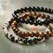 6 Packs: 3 ct. (18 total) Signature Color Shop Black Agate, Fire Agate &#x26; Tiger Eye Bracelets by Bead Landing&#x2122;